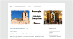 Desktop Screenshot of parroquiasanjuanevangelista.org