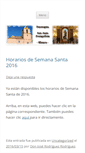 Mobile Screenshot of parroquiasanjuanevangelista.org